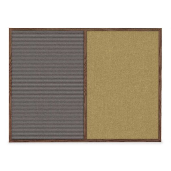 Slim Style Indoor Enclosed Corkboard, 48